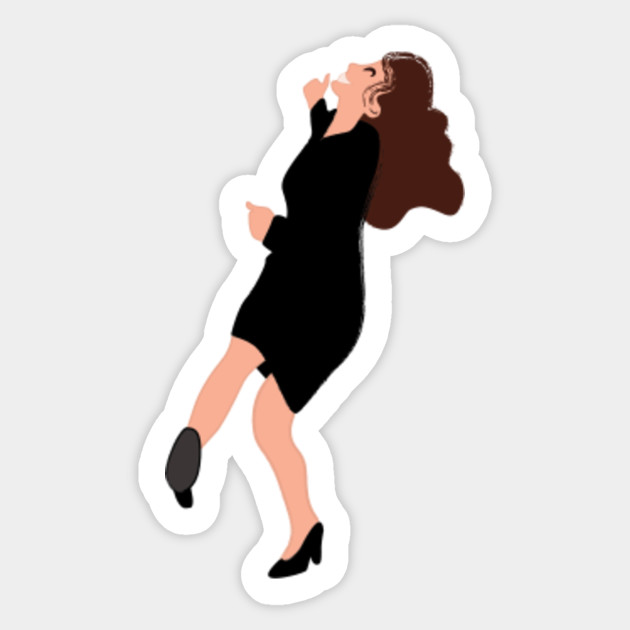 Elaine Dance Seinfeld Sticker TeePublic